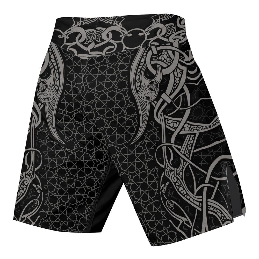 replicant fm 走る練習 x HERENESS Cult Shorts Ancient Myth Viper Jogging Shorts In Black – SMFK Official