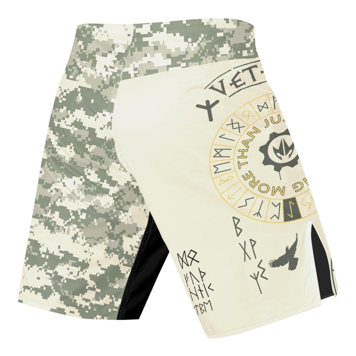 Army Veteran Viking Fight Shorts - BattleFitGear