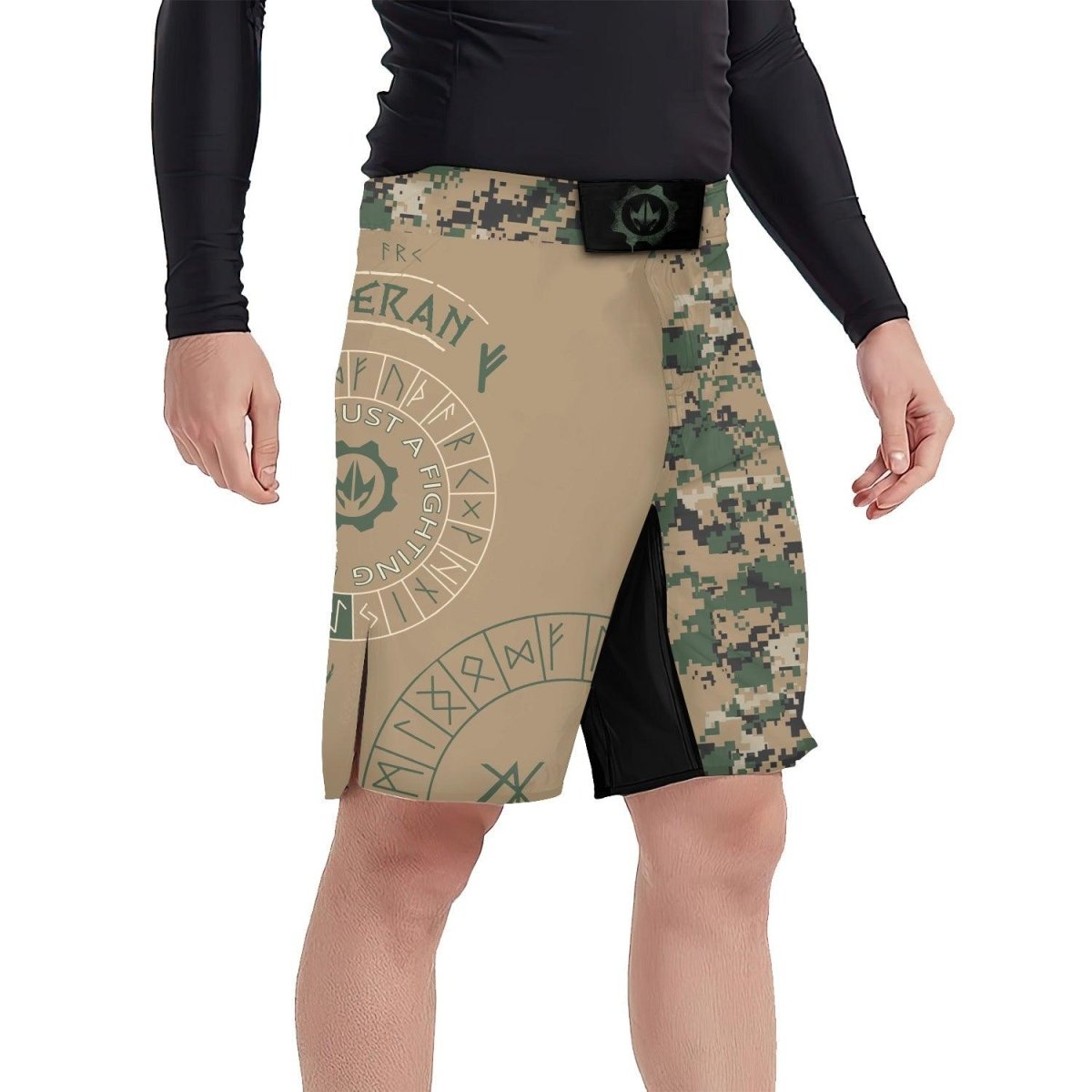 Marine Veteran Viking Fight Shorts - BattleFitGear