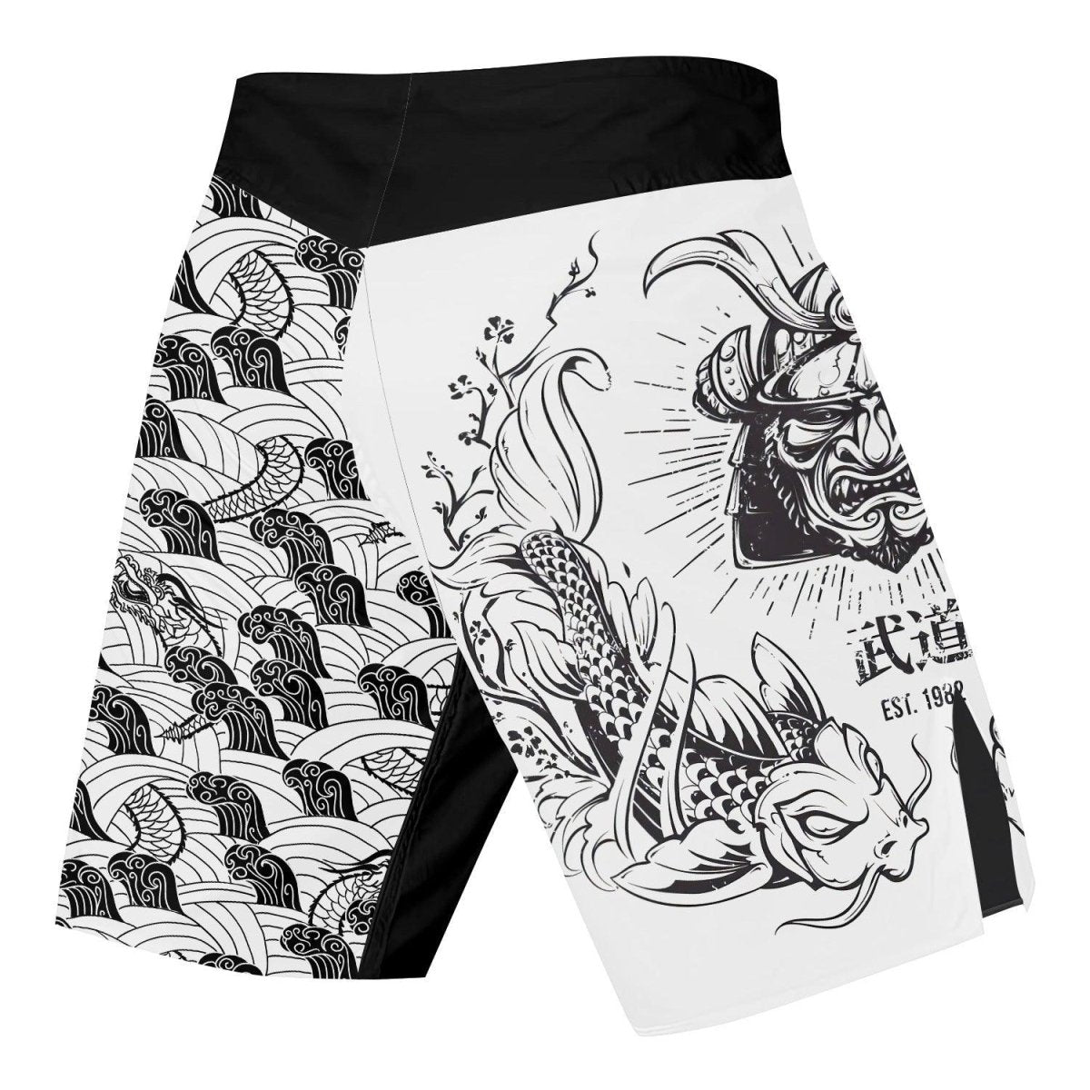 Samurai Dragon Fight Shorts - BattleFitGear