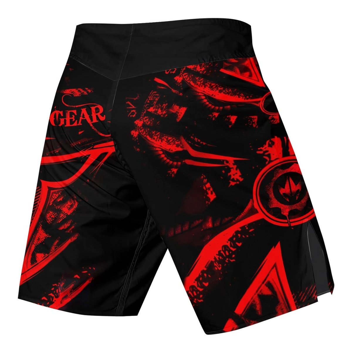 Spartan Red Fight Shorts - BattleFitGear