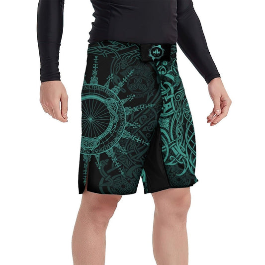 Viking Rune Celtic Fight Shorts - BattleFitGear