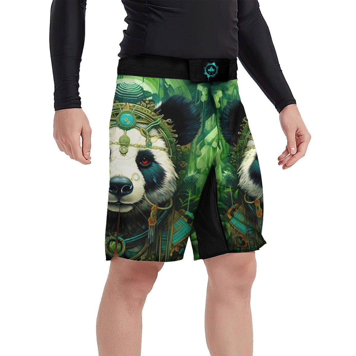 Native Panda Fight Shorts - BattleFitGear