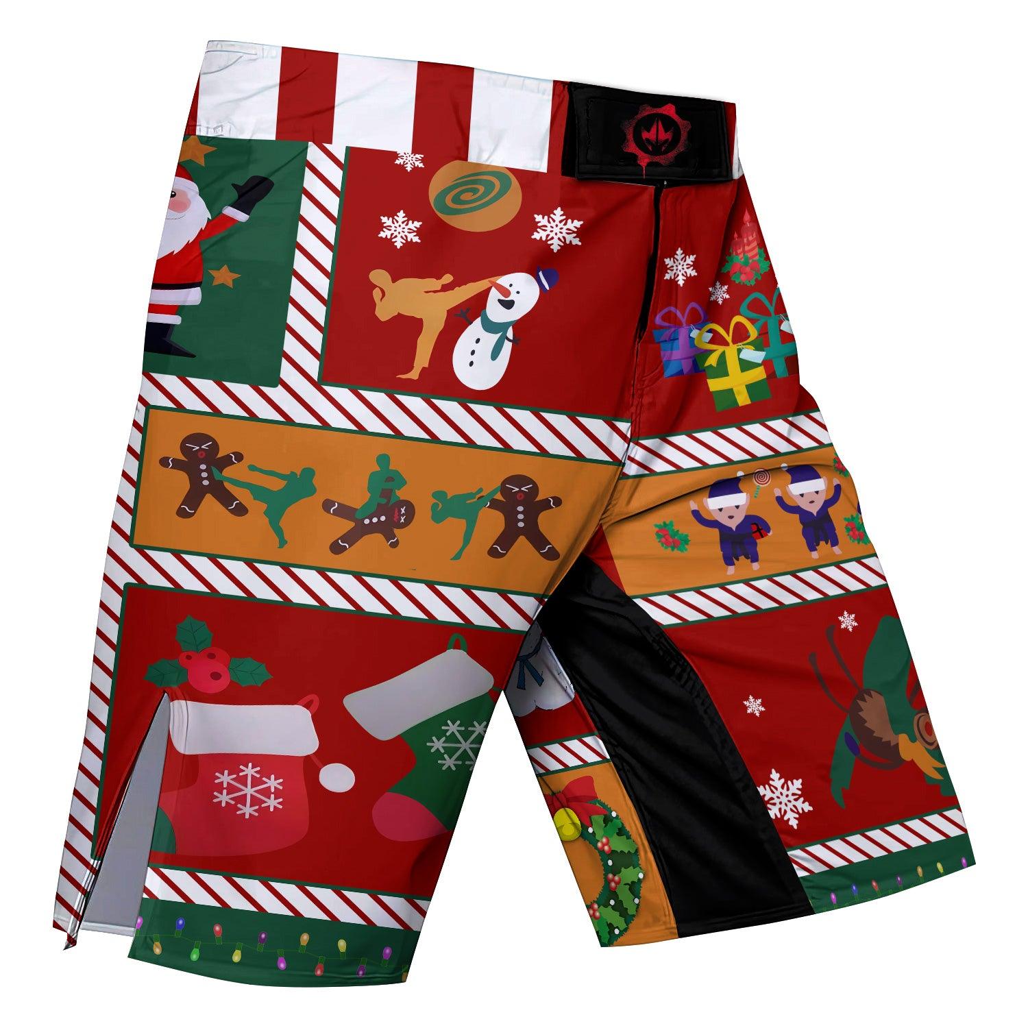 Jiu Jitsu Christmas Fight Shorts