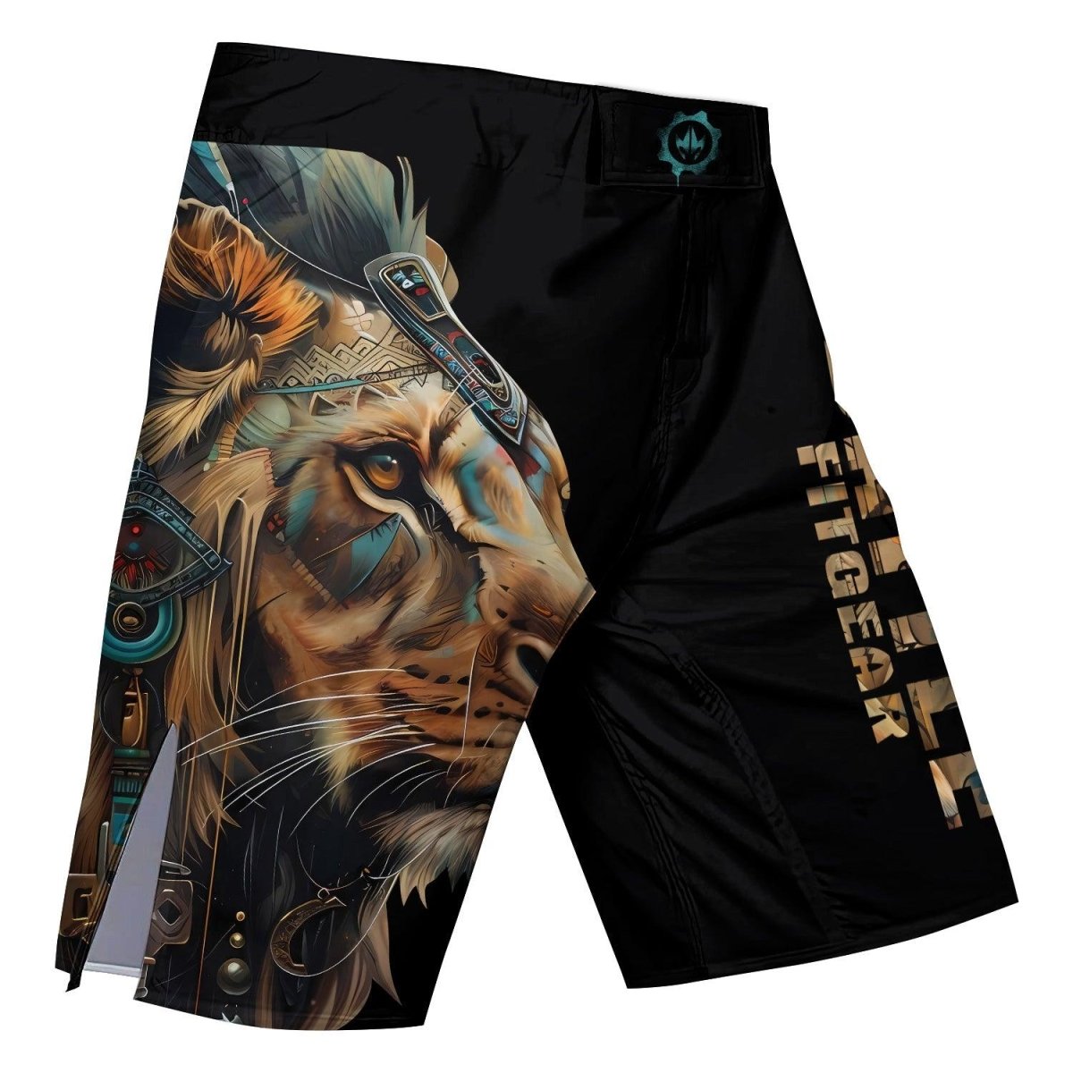 Acient Lion Fight Shorts - BattleFitGear