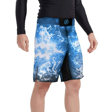 Zodiac Aquarius Fight Shorts - BattleFitGear