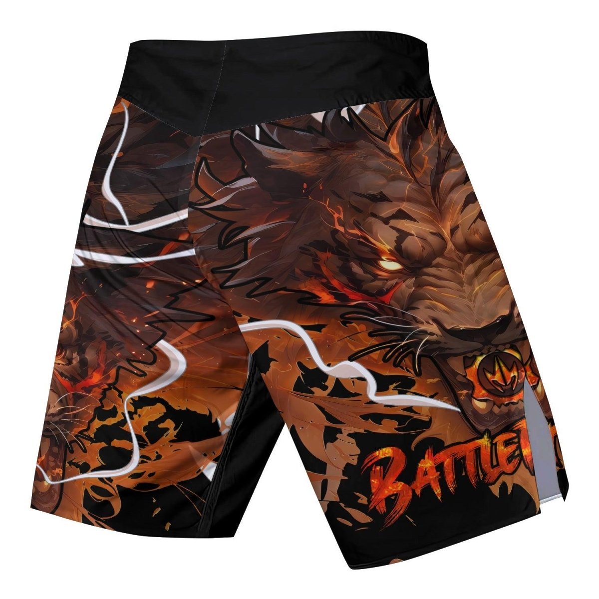 Thunder Lion Fight Shorts - BattleFitGear