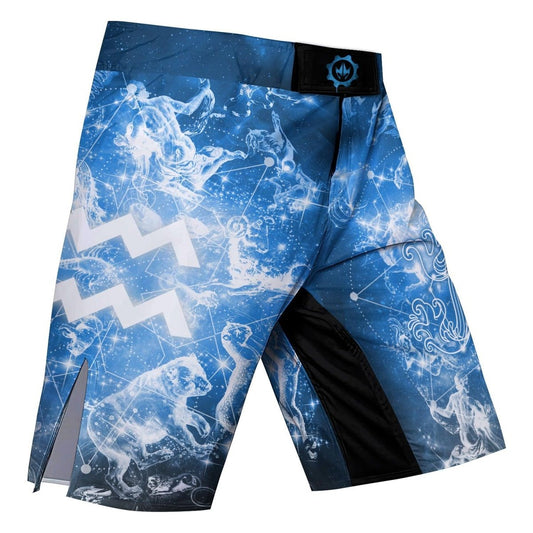 Zodiac Aquarius Fight Shorts - BattleFitGear