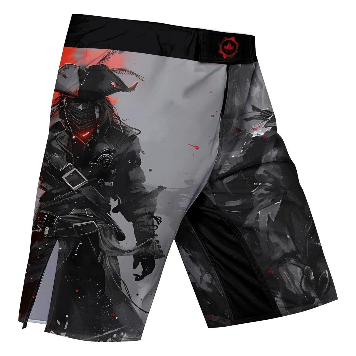 Shadow Pirate Caribbean Fight Shorts - BattleFitGear