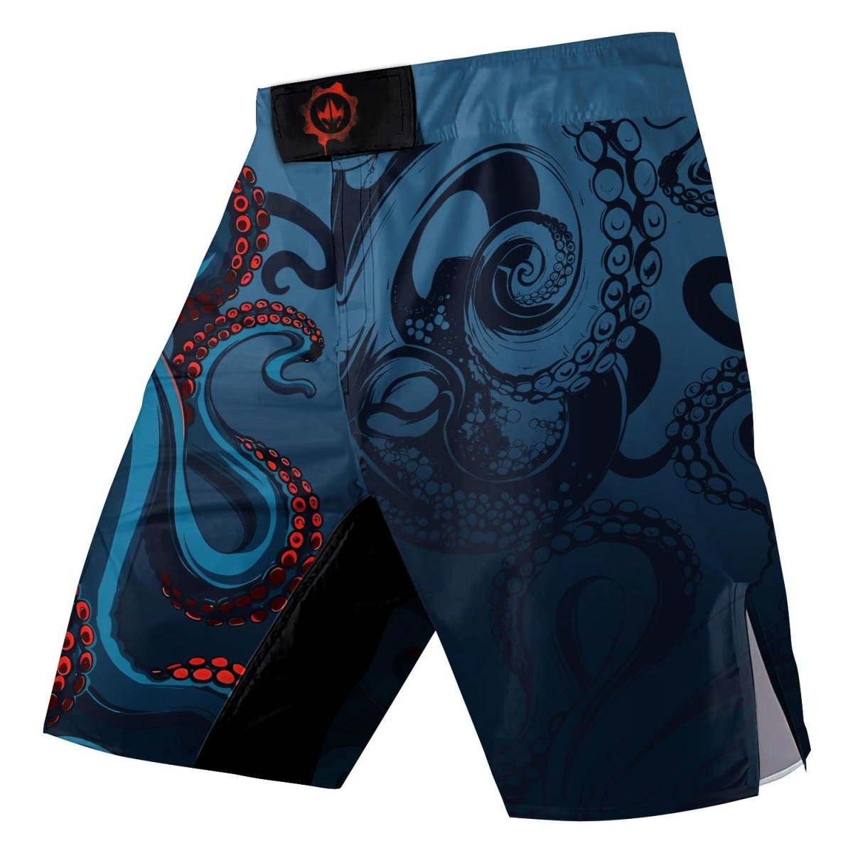 Dark Sea Octopus Fight Shorts - BattleFitGear