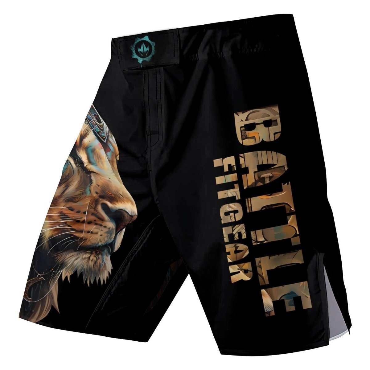 Acient Lion Fight Shorts - BattleFitGear