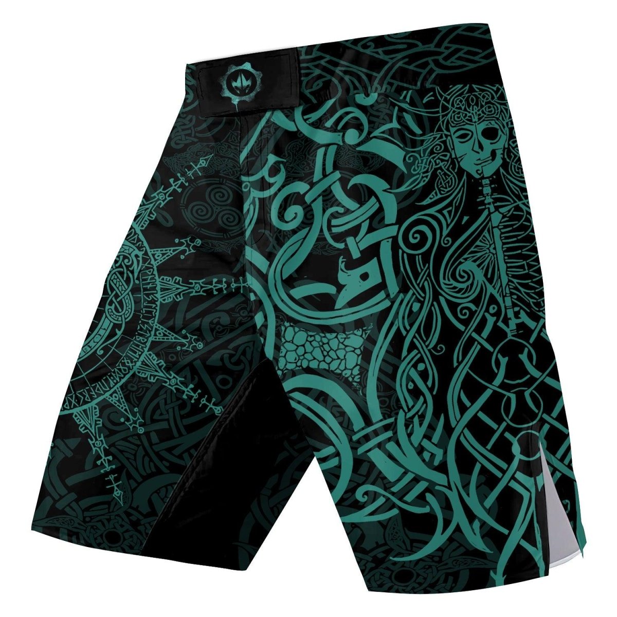 Viking Rune Celtic Fight Shorts - BattleFitGear