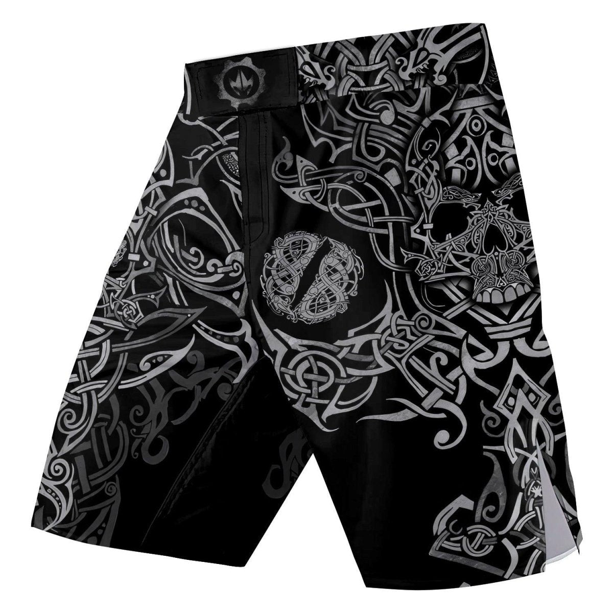 Viking Norse Skull Fight Shorts - BattleFitGear