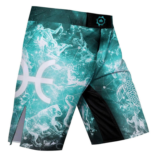 Zodiac Pisces Fight Shorts - BattleFitGear