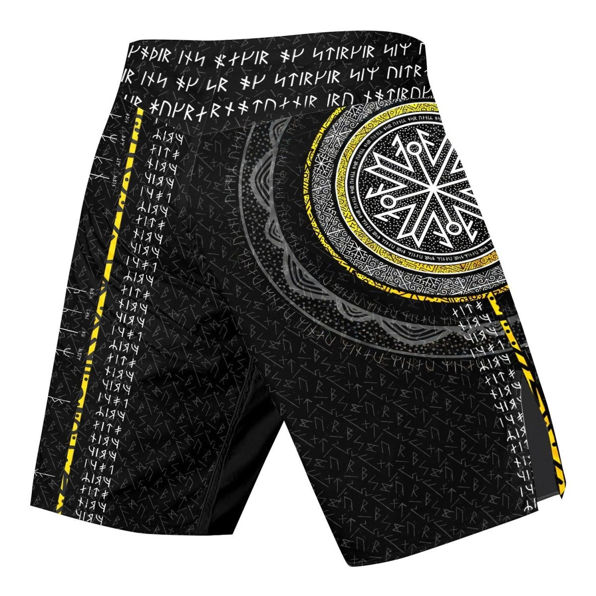 Viking Norse Rune Fight Shorts - BattleFitGear