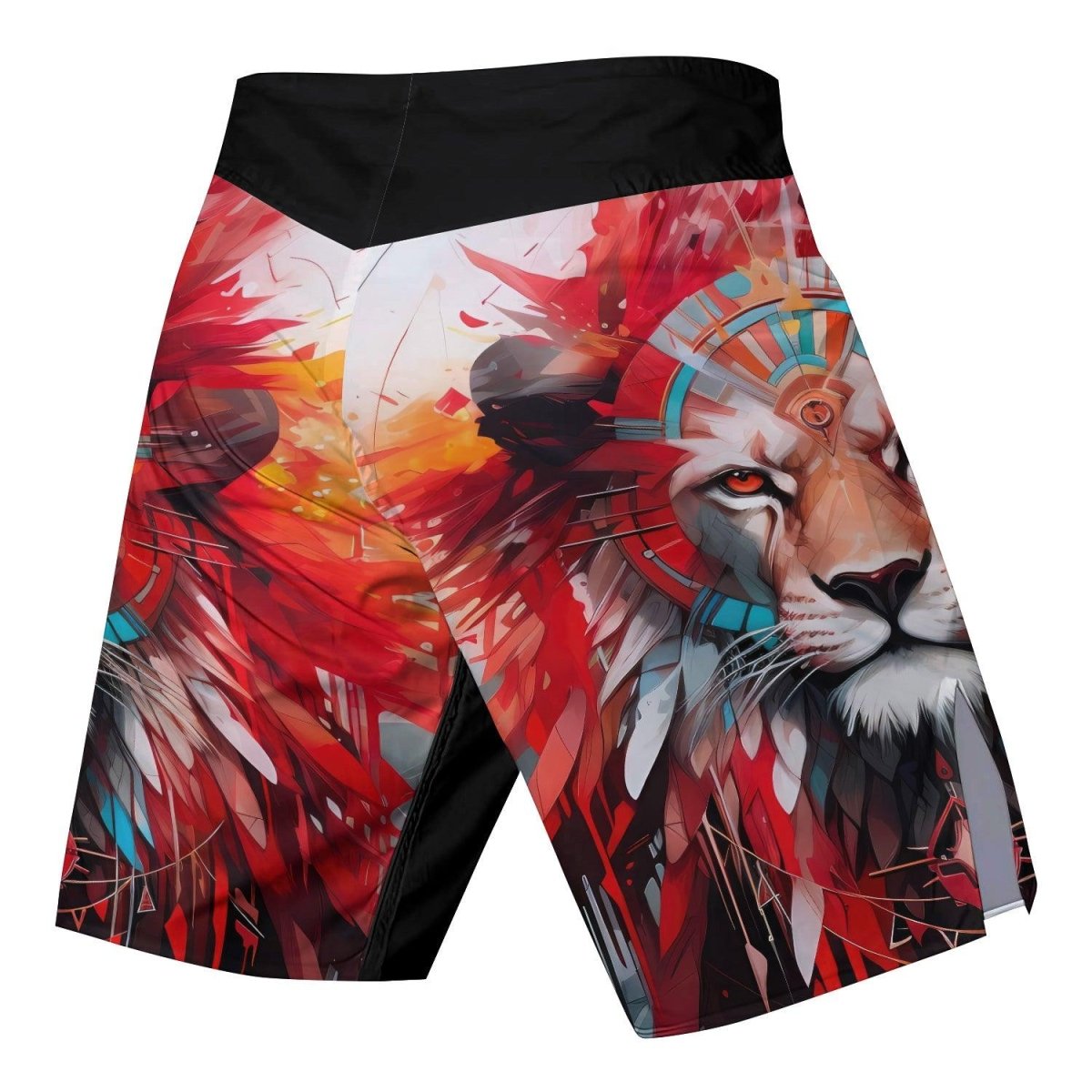 Lion Native Fight Shorts - BattleFitGear