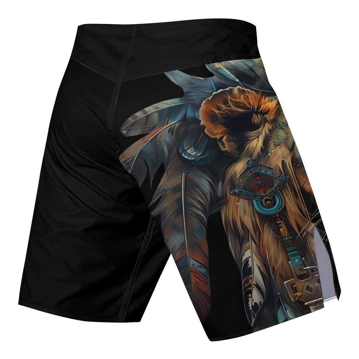 Acient Lion Fight Shorts - BattleFitGear