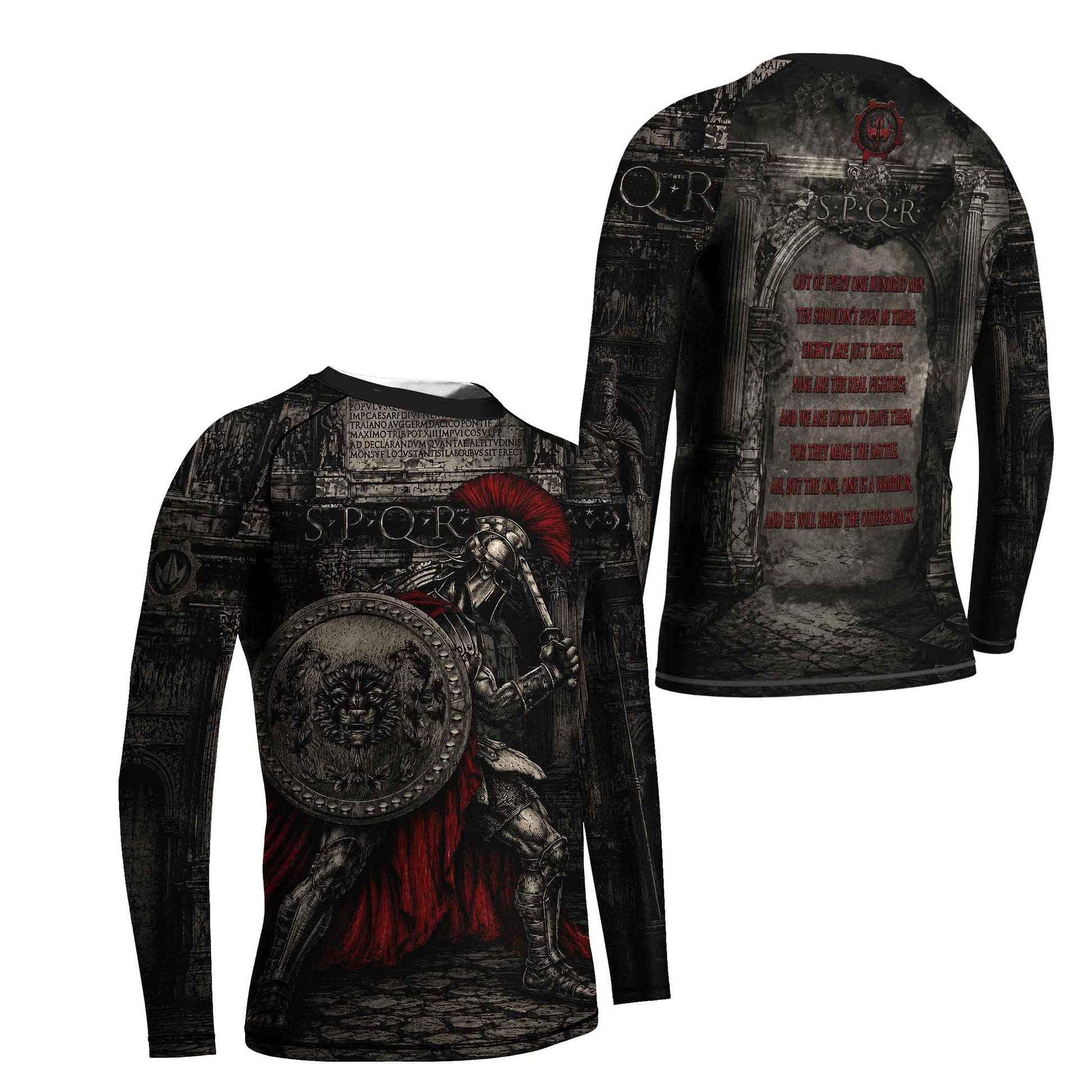 SPQR Spartan Kids Rash Guard