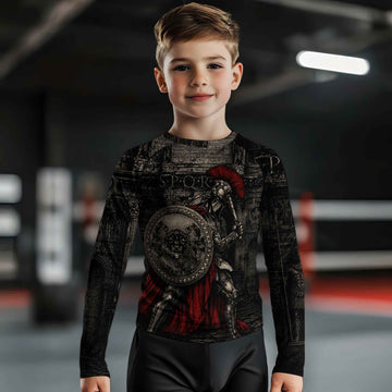 SPQR Spartan Kids Rash Guard