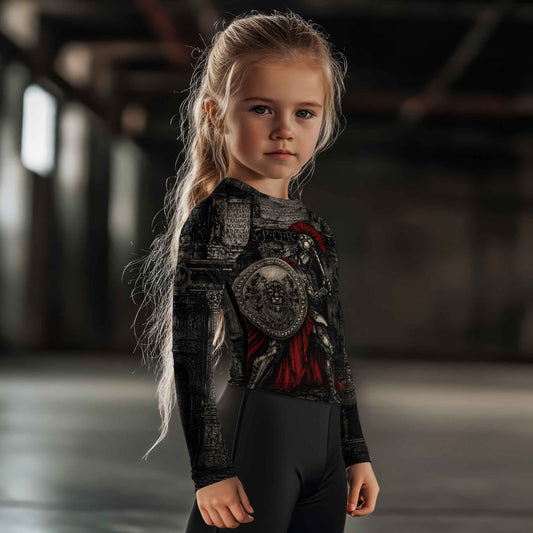 SPQR Spartan Kids Rash Guard