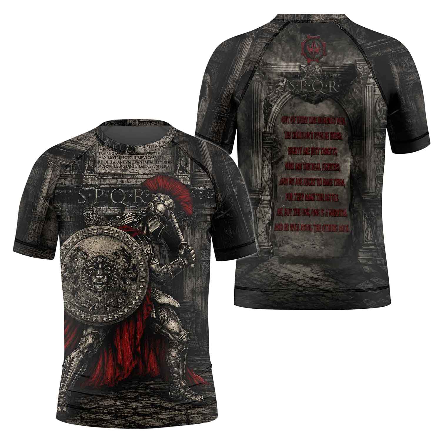SPQR Spartan Kids Rash Guard