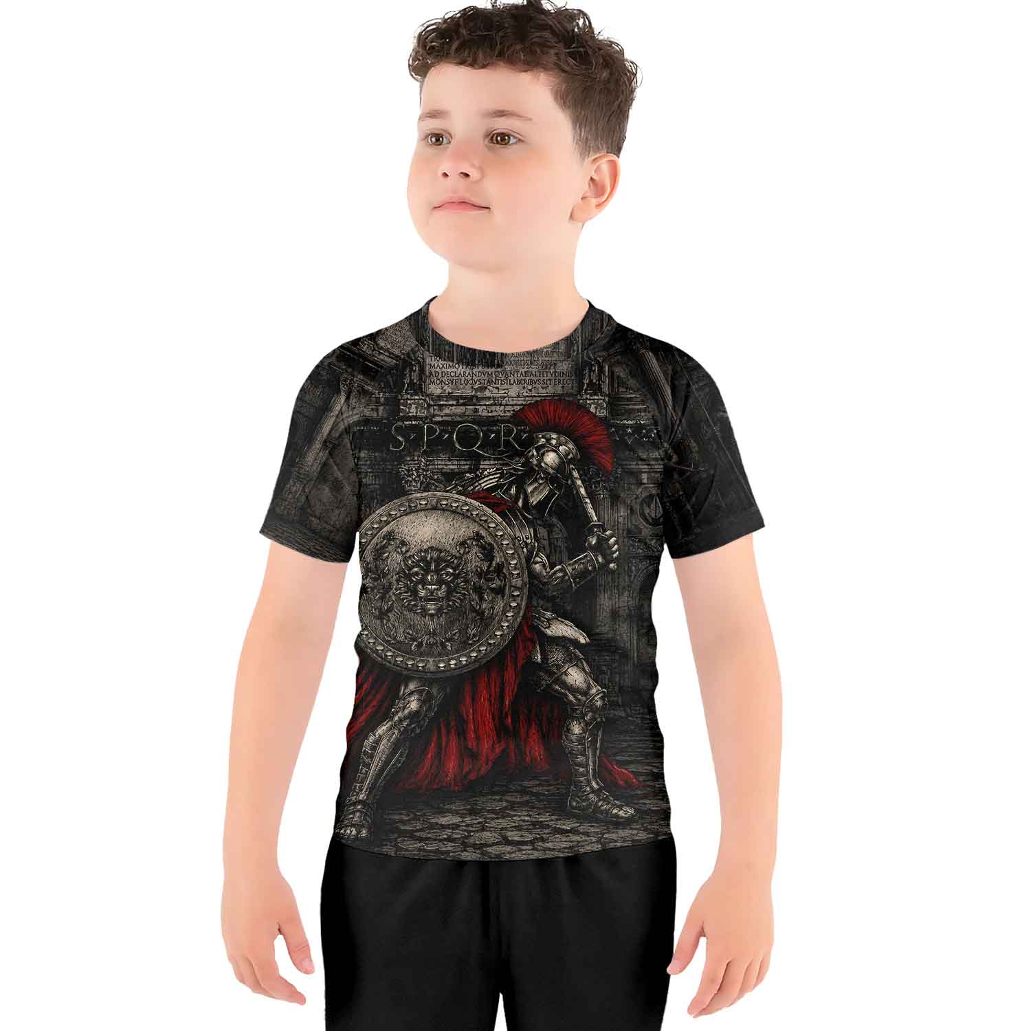 SPQR Spartan Kids Rash Guard