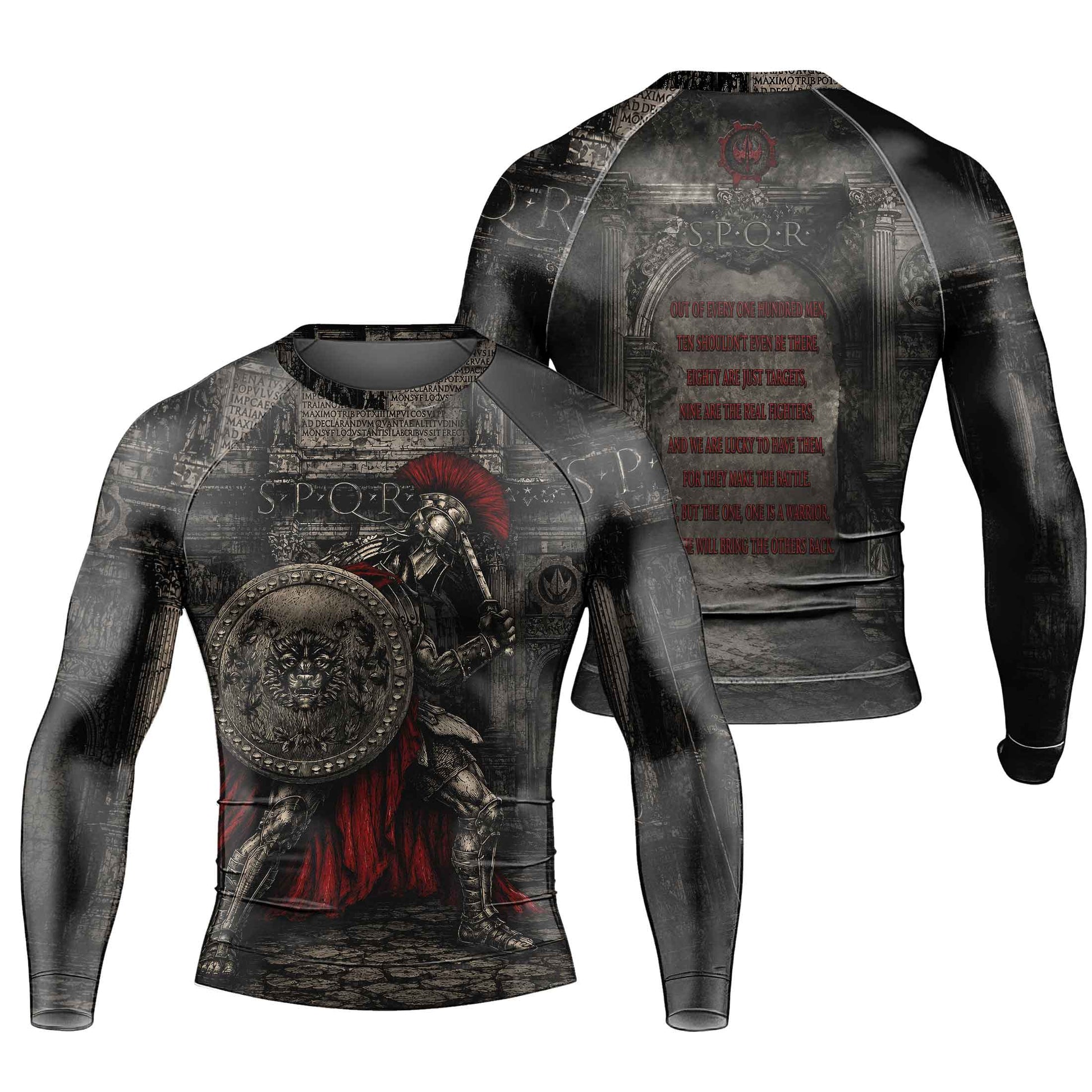 SPQR Spartan Men's Long Sleeve Rash Guard