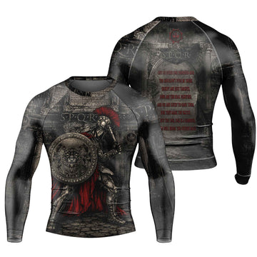 SPQR Spartan Men's Long Sleeve Rash Guard