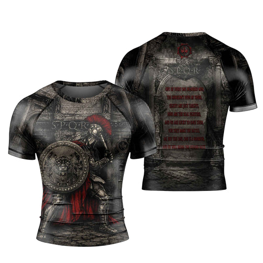 SPQR Spartan Men's Short Sleeve Rash Guard