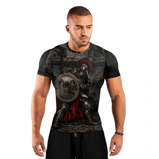 SPQR Spartan Men's Short Sleeve Rash Guard