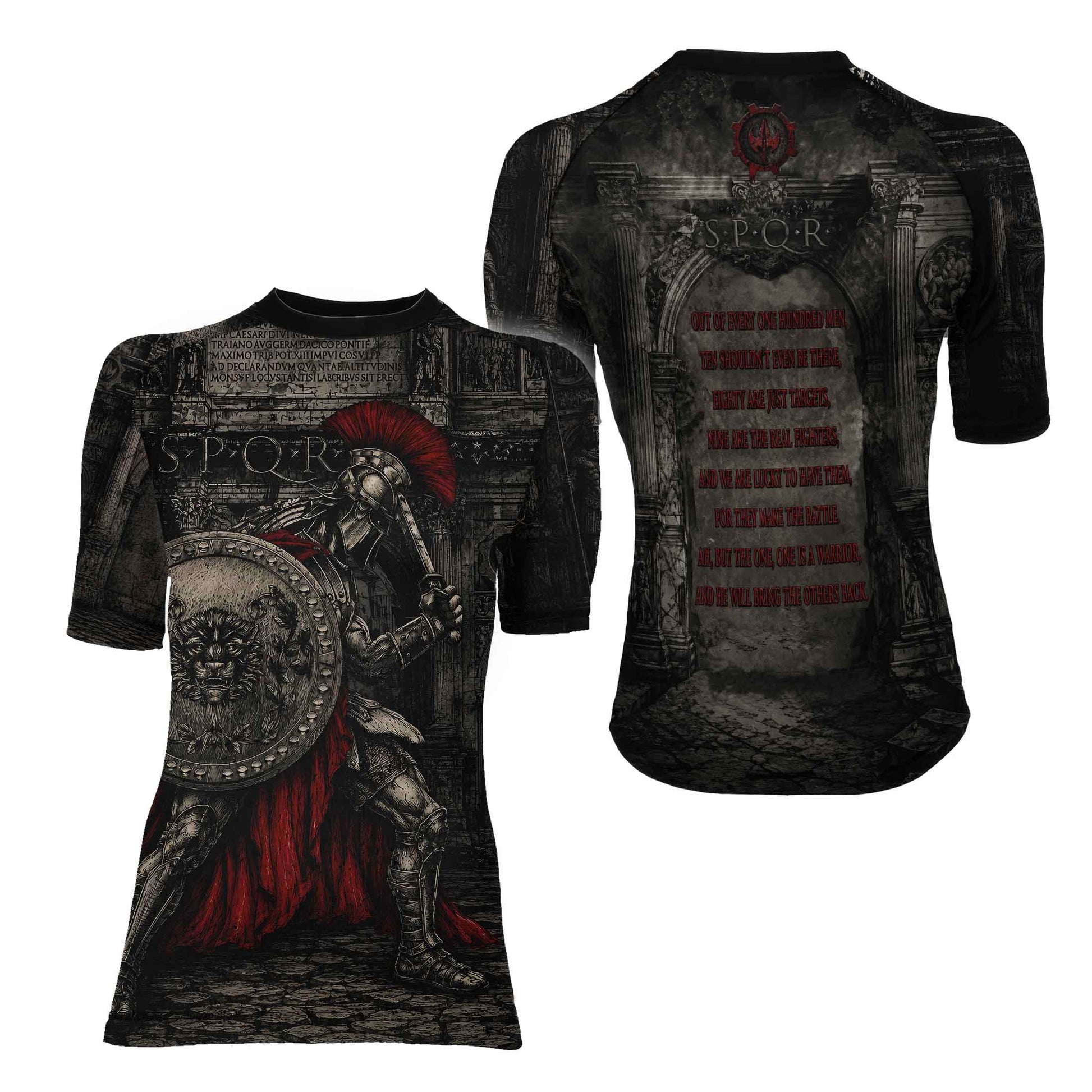 SPQR Spartan Women's Short Sleeve Rash Guard