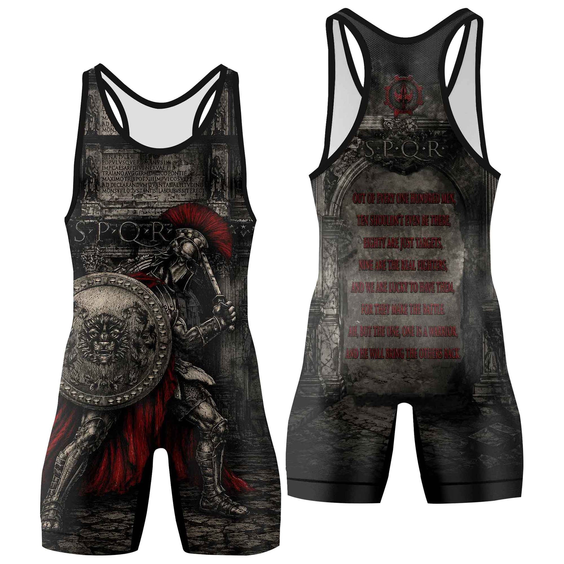 SPQR Spartan Wrestling Singlets