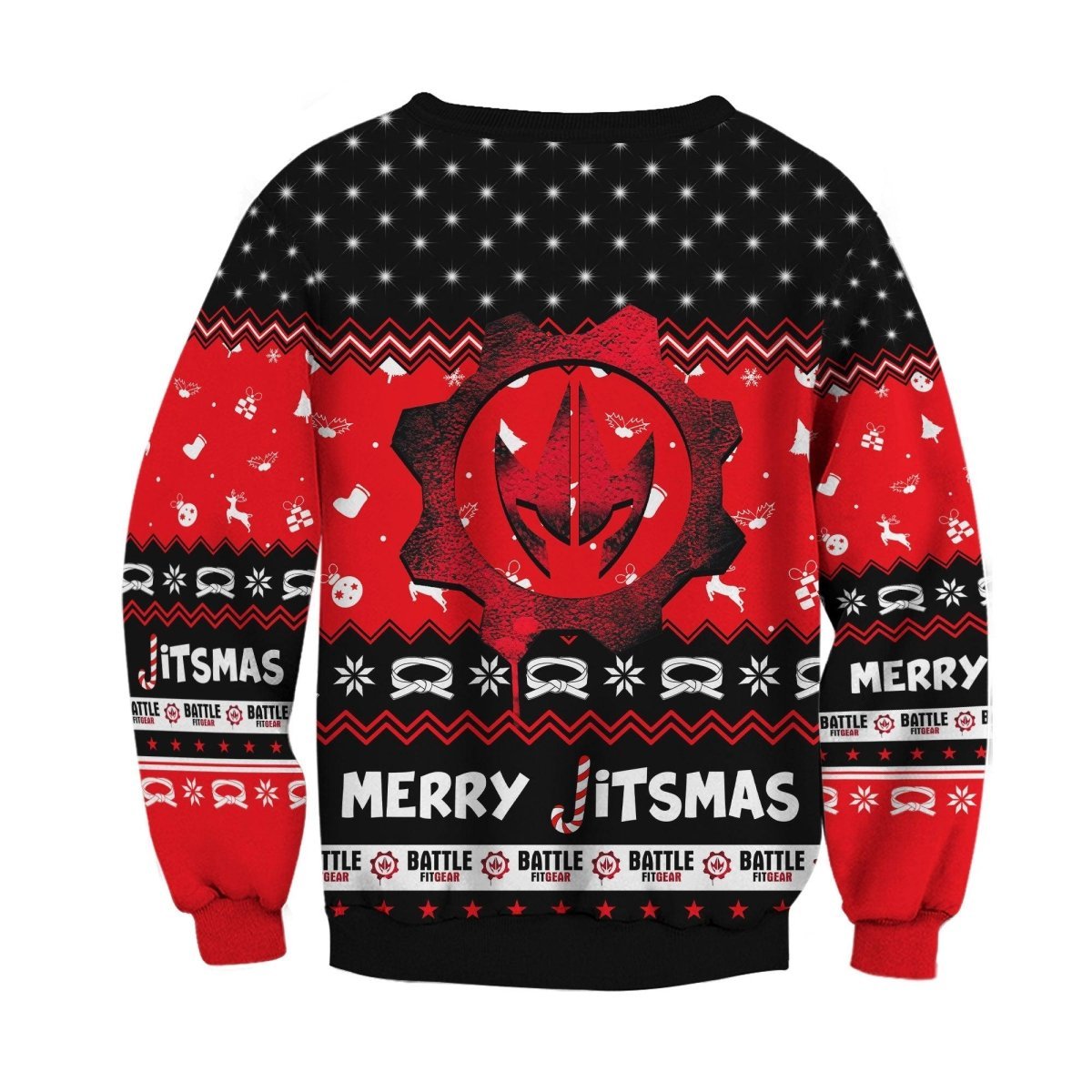 Villain Santa Claus Jitsmas Sweatshirt - BattleFitGear