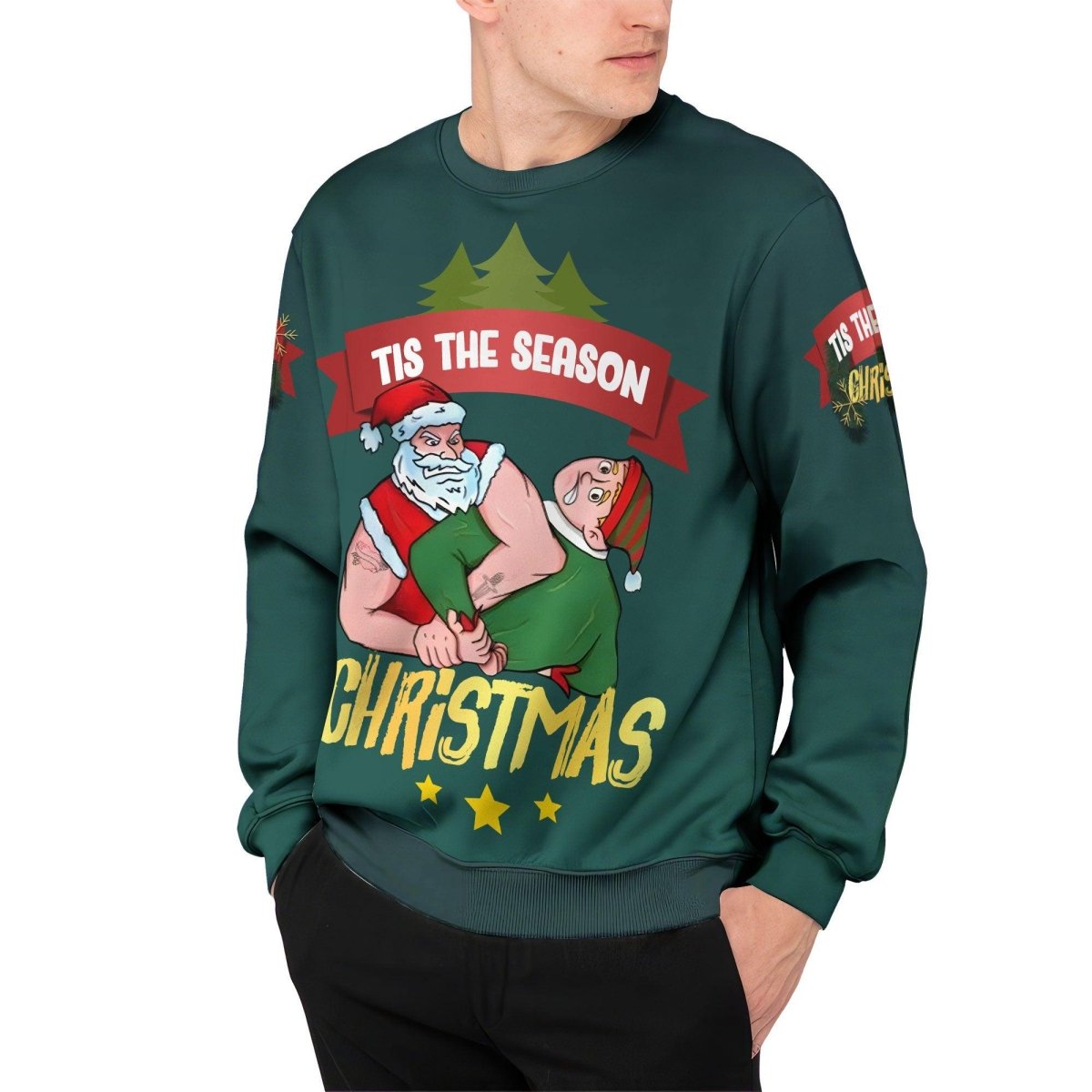 Santa Submission Sweatshirt - BattleFitGear