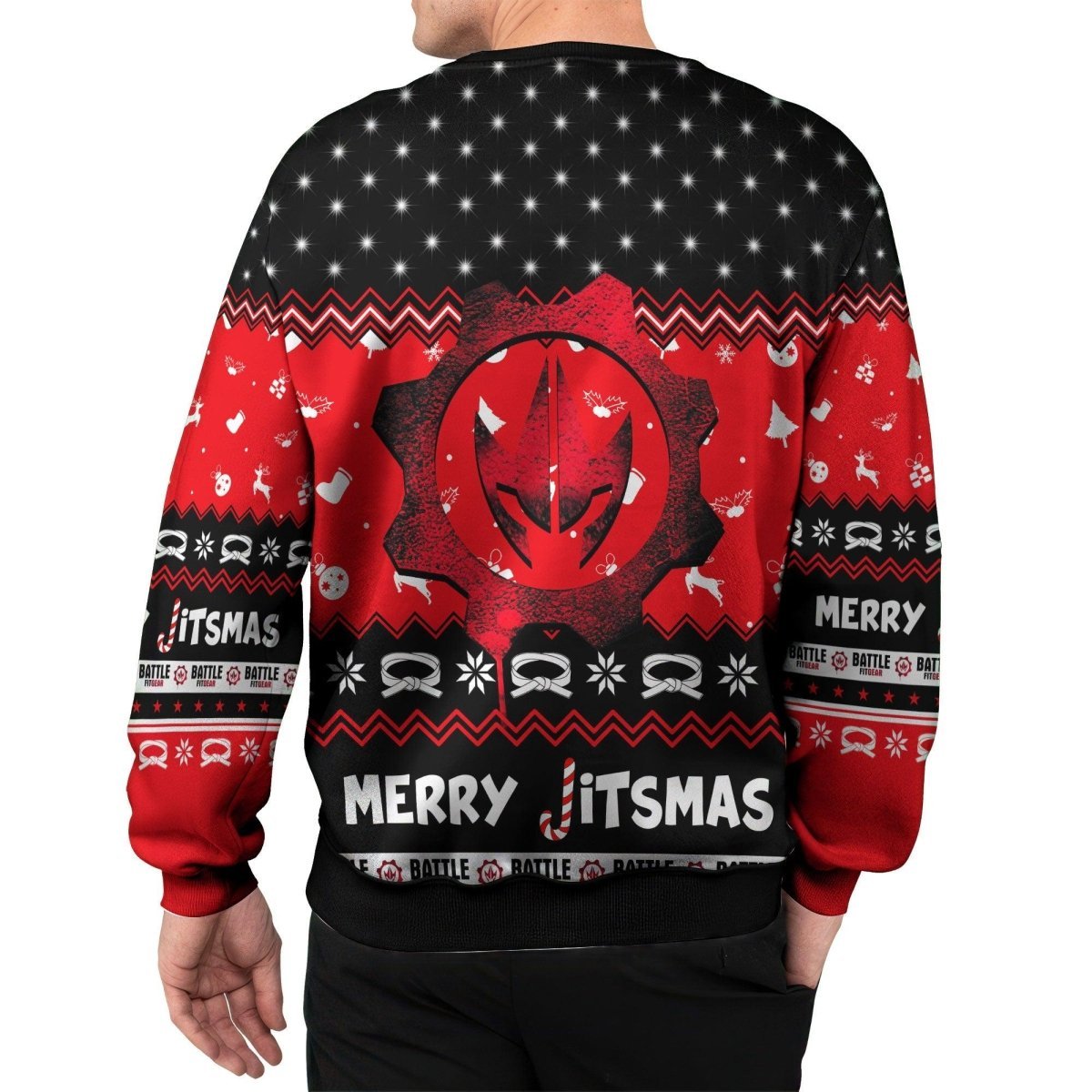 Villain Santa Claus Jitsmas Sweatshirt - BattleFitGear