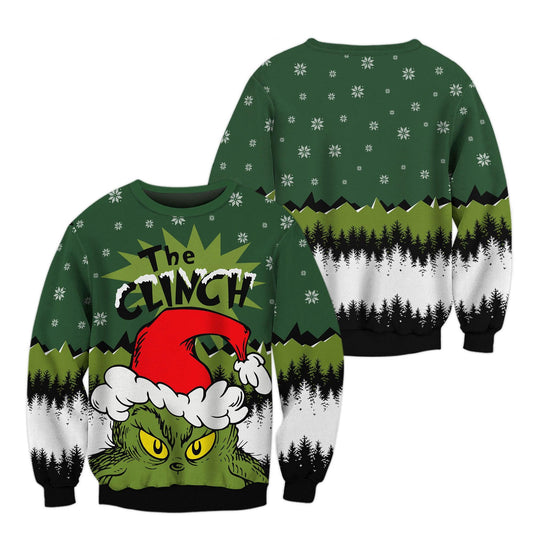 Grinch Santa Clause Sweatshirt