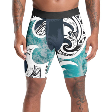 Sacred Wave Tribe Compression Shorts