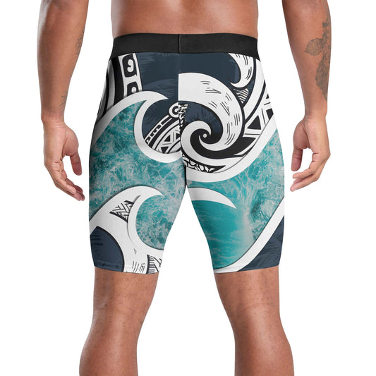 Sacred Wave Tribe Compression Shorts