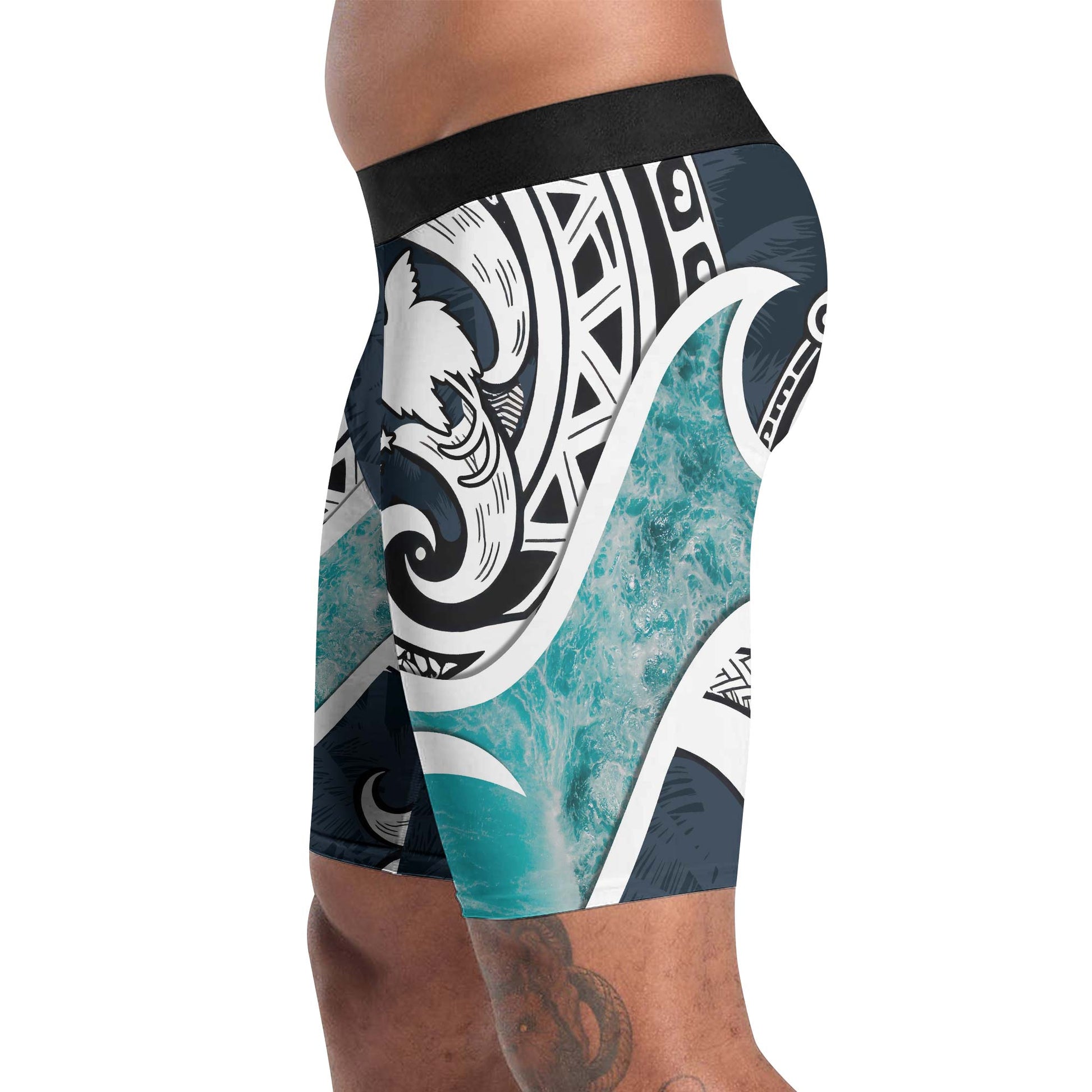 Sacred Wave Tribe Compression Shorts