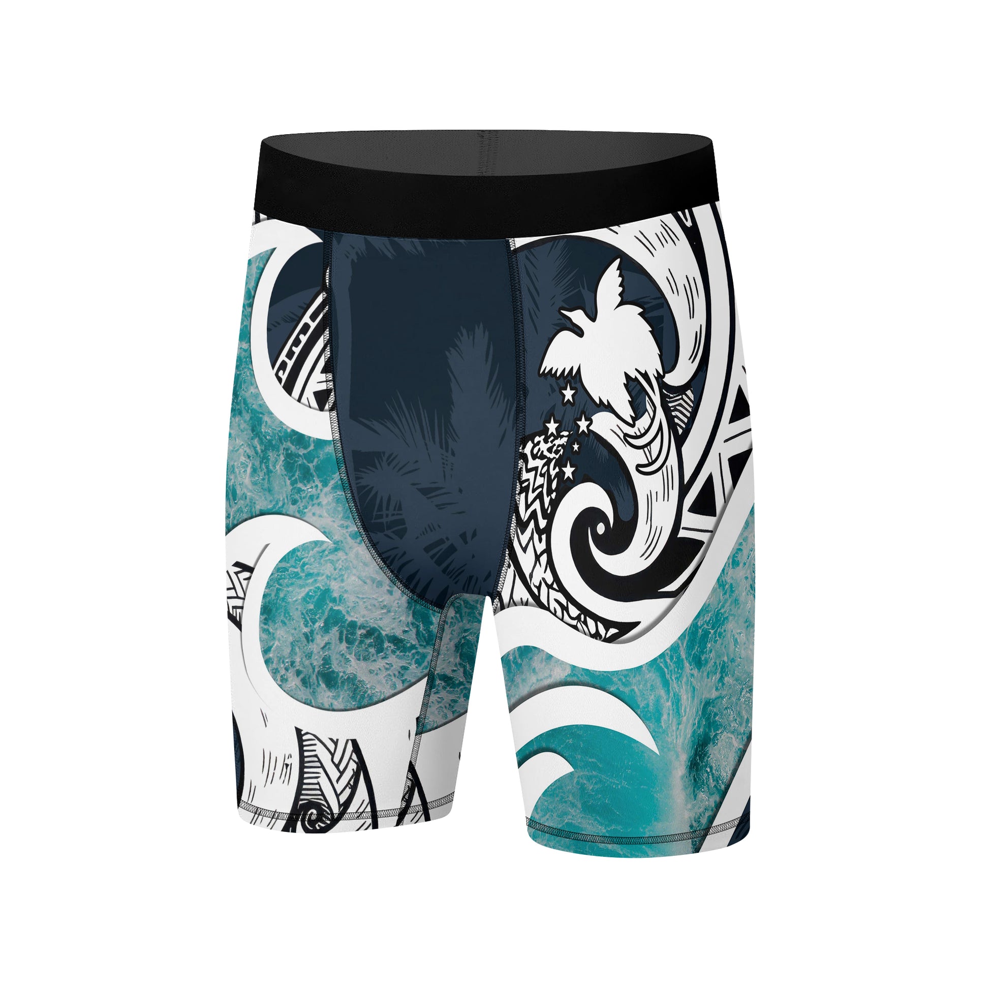 Sacred Wave Tribe Compression Shorts