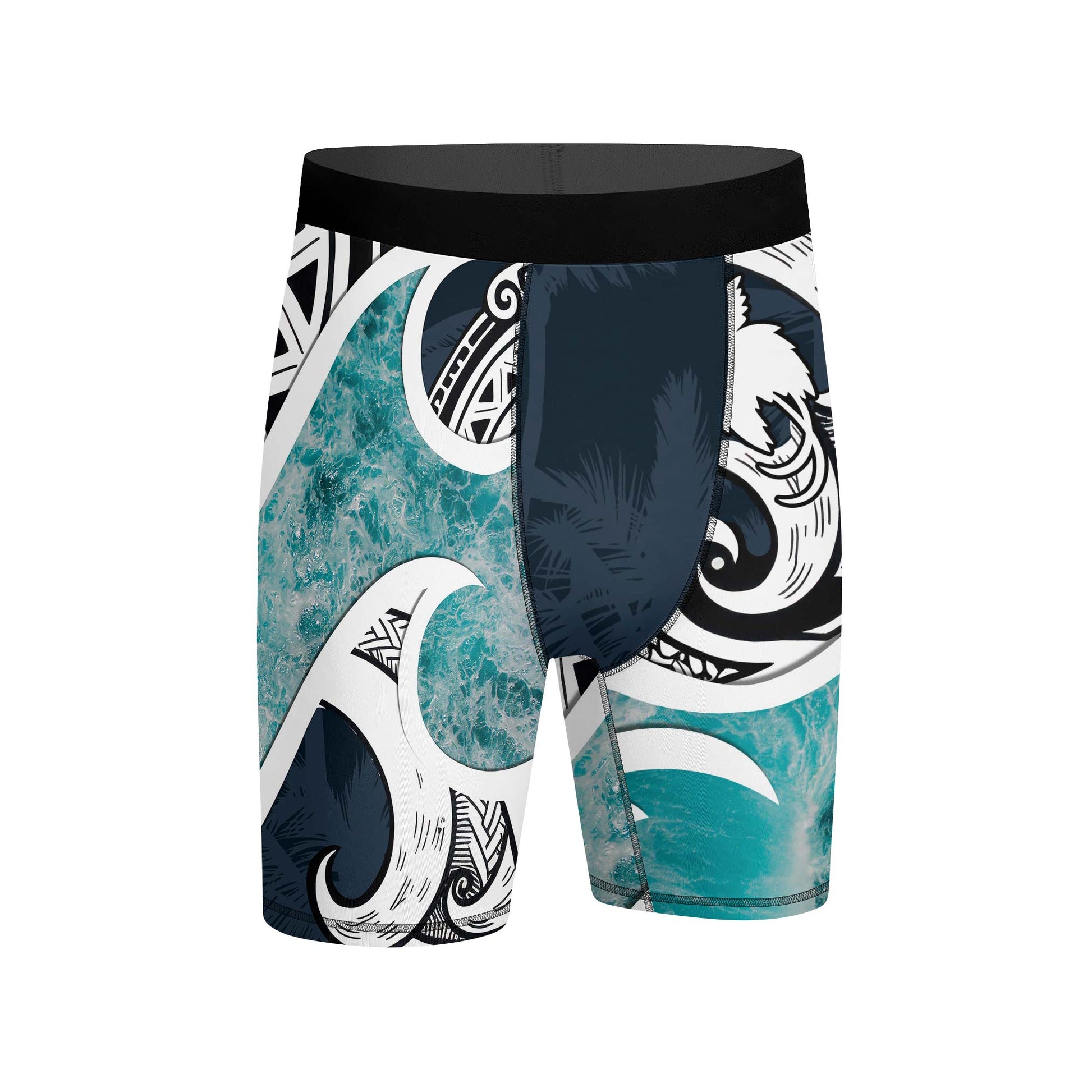 Sacred Wave Tribe Compression Shorts