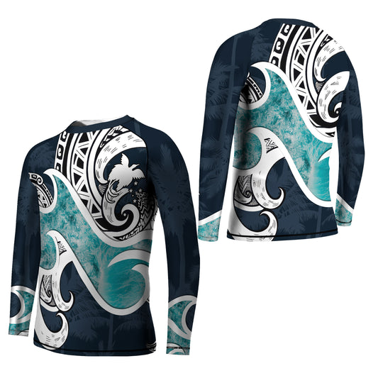 Sacred Wave Tribe Kids Rash Guard