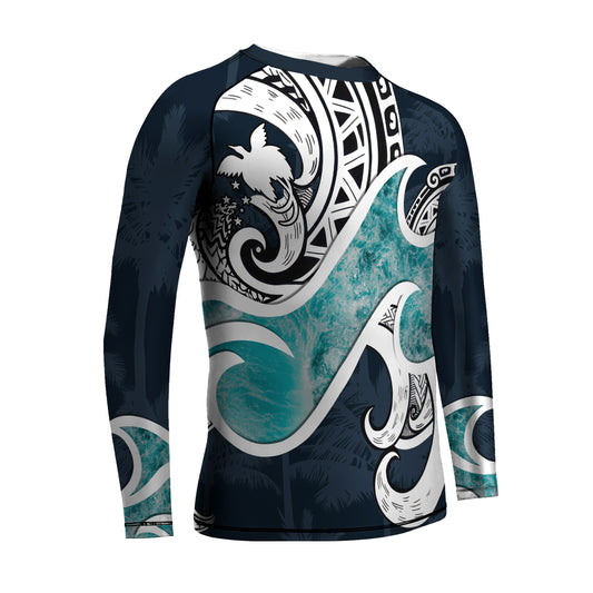 Sacred Wave Tribe Kids Rash Guard