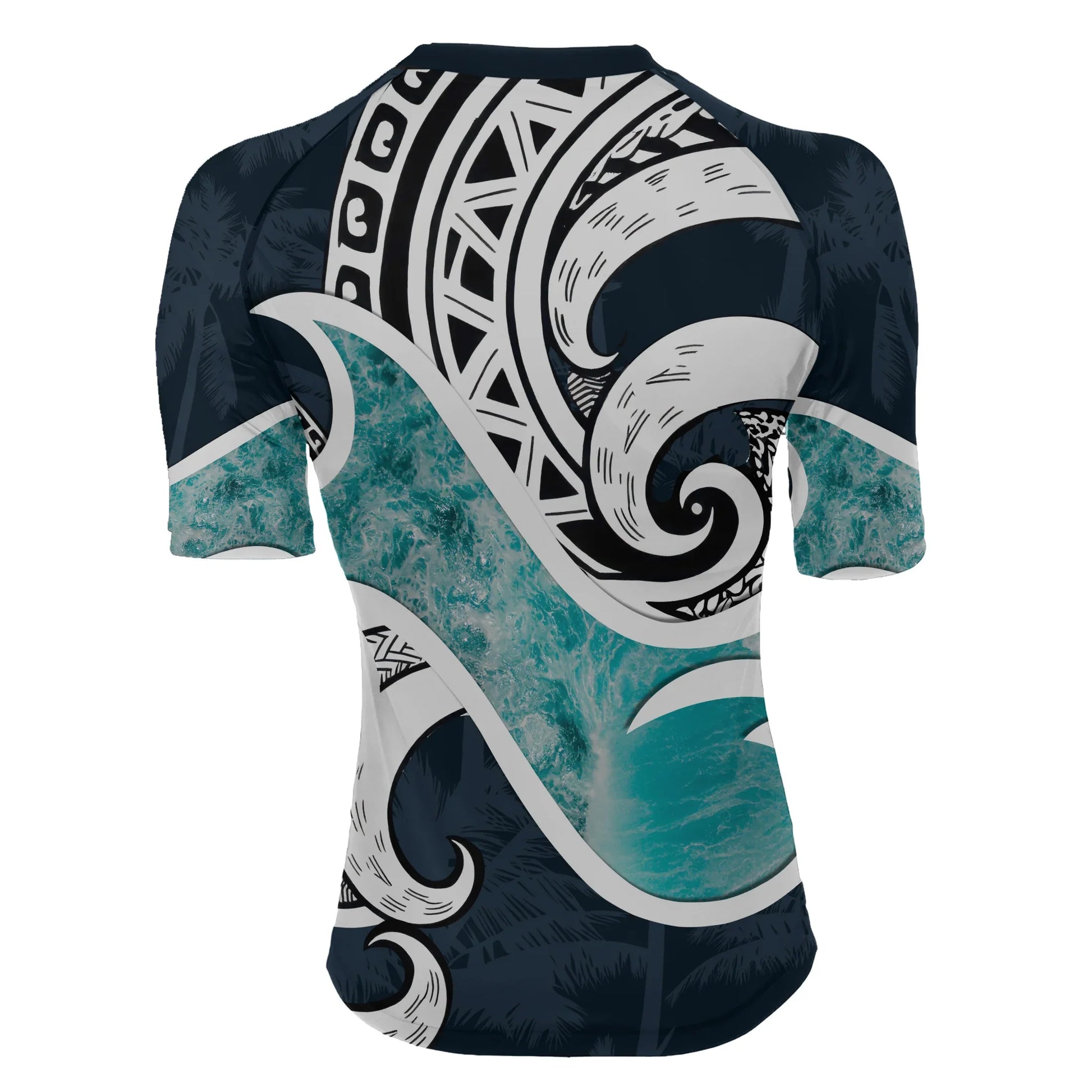 Sacred Wave Tribe Women's Short Sleeve Rash Guard