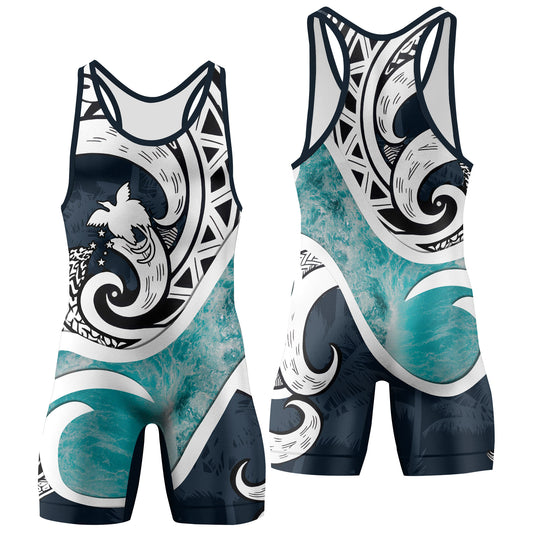 Sacred Wave Tribe Wrestling Singlets