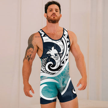 Sacred Wave Tribe Wrestling Singlets