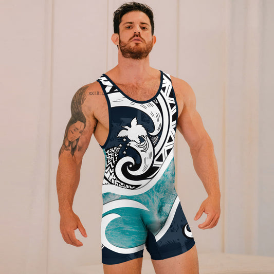 Sacred Wave Tribe Wrestling Singlets