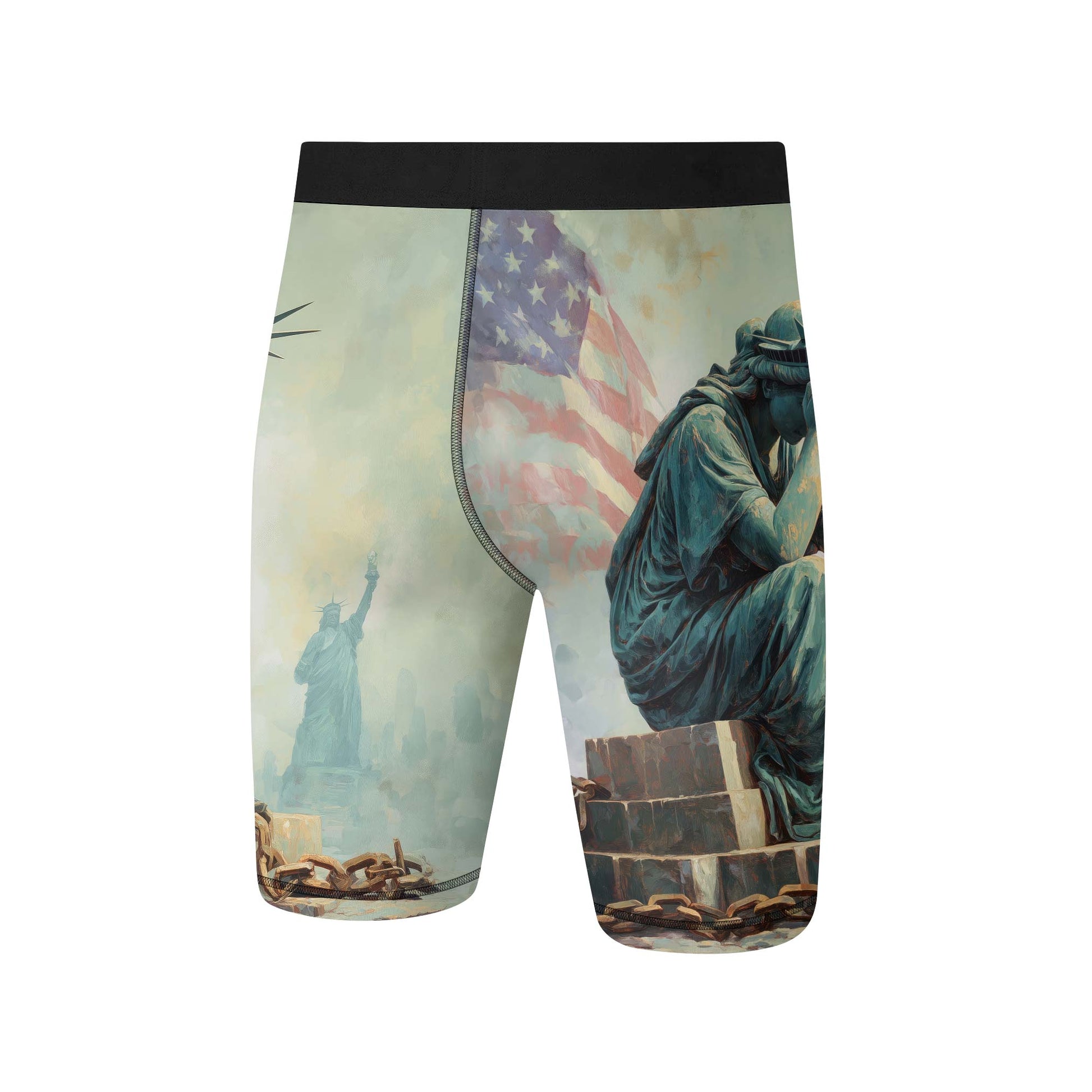 Sadness Liberty Compression Shorts