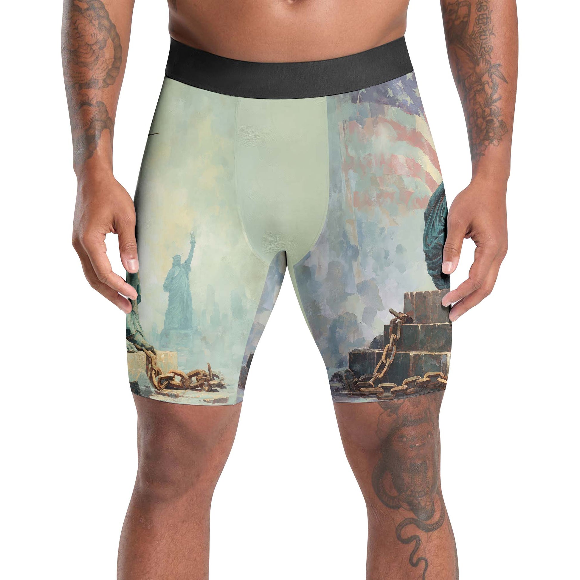 Sadness Liberty Compression Shorts