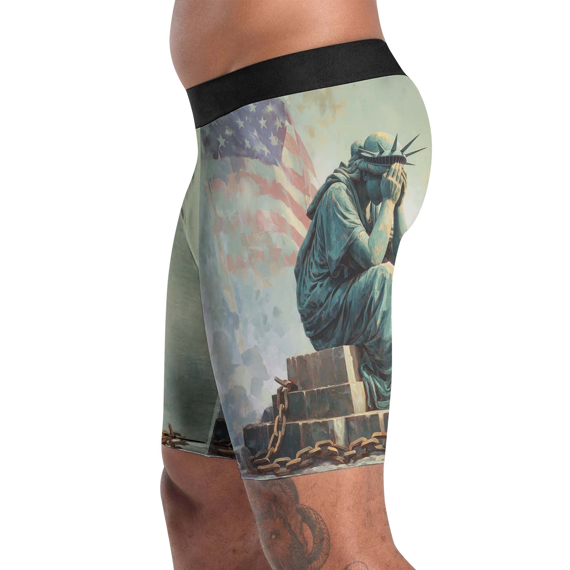Sadness Liberty Compression Shorts